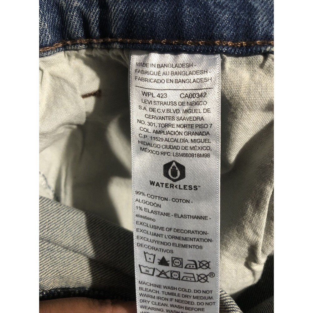Signature by Levi Strauss & Co. Slim Fit Denim Jeans for Big and Mens 38x32 NEW - Picture 15 of 15